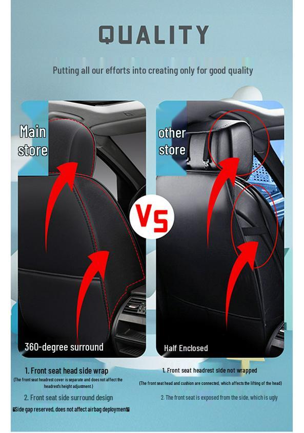 All-Season Universal Seat Cover for Five-Seater Cars
