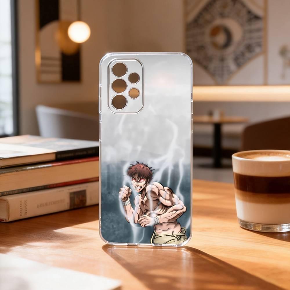 

Hanma Baki Anime Phone Case For Samsung S25,S24,S21,S22,S23,S30,Ultra,S20,Plus,Fe Transparent Cover Samsung S205G