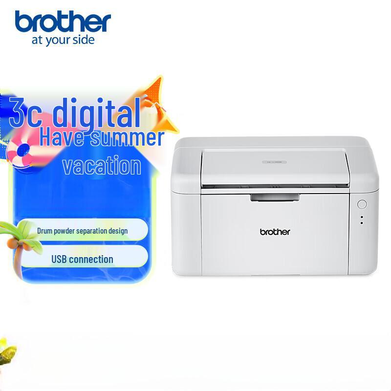 

Brother HL-L1228 A4 Mono Laser Printer CN plug (adapter included)