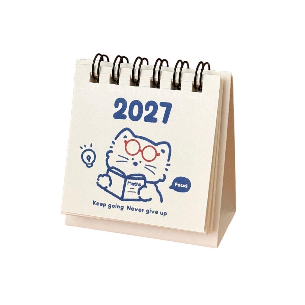 Animal Puppy 2027 Flip Calendar Portable Design Pocket Calendar Gift Giving