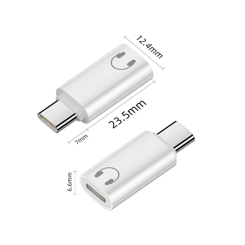 Durability  To USB C Adapter  Female To USB C Male Adapter Compatible for Phone 15/16 Plugs and Play