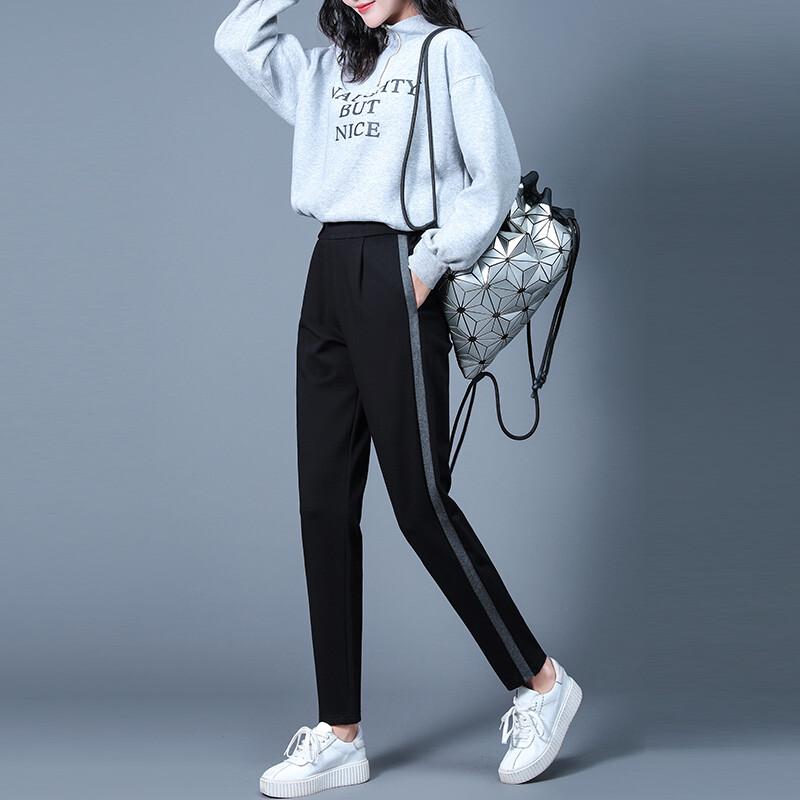 Trollman Women's Casual Side-Stripe Sweatpants