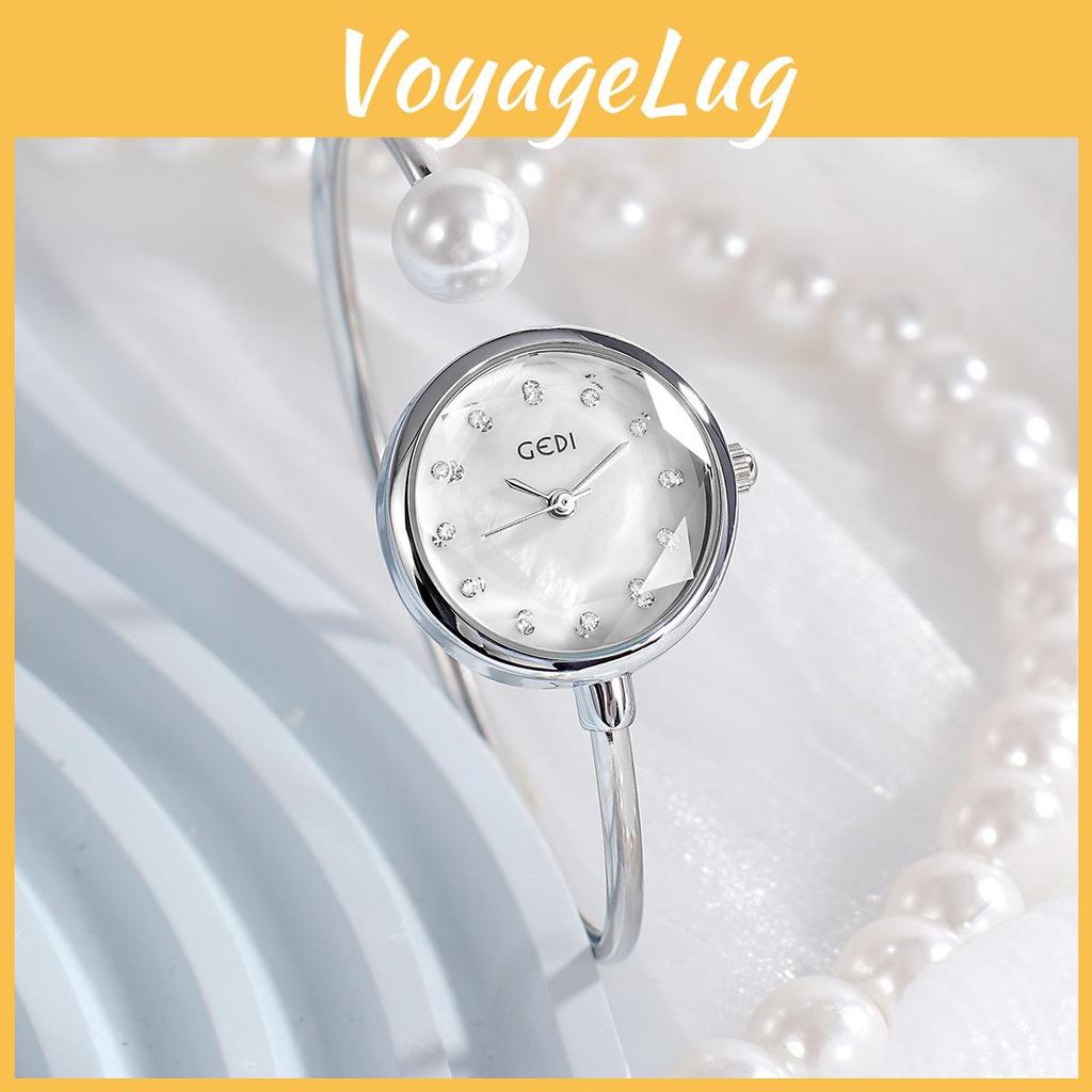 Gedi Pearl Watch For Women With Waterproof Quartz Movement And Elegant Bracelet Strap