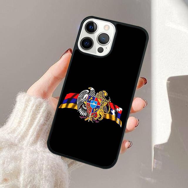 

Чехол для телефона с флагом Армении и армянами Для iPhone 17 Air 13 12 14 15 16 Чехол Для Apple Pro Max Plus Coque iPhone 16plus