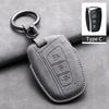 Leather Car Key Case Cover Shell For Hyundai Grand Santa Fe 3 DM I30 IX35 Ix45 Encino KONA Solaris Azera Grandeur Creta 2 Kona