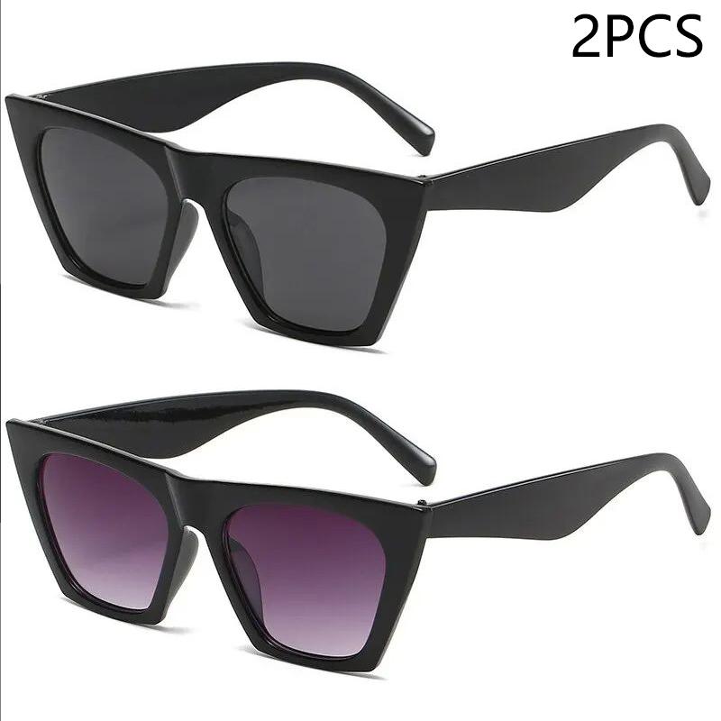 Large Frame Diamond-set Sunglasses Women's Anti-ultraviolet Glasses One-piece Sunglasses Rhinestone Glasses 5-1