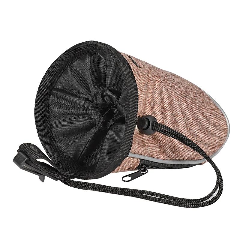 Dog Treat Training Pouch Easily Carries Pet Toys, Kibble, Treats Built In Poop Bag Dispenser Outdoor Dog Trainings Bag