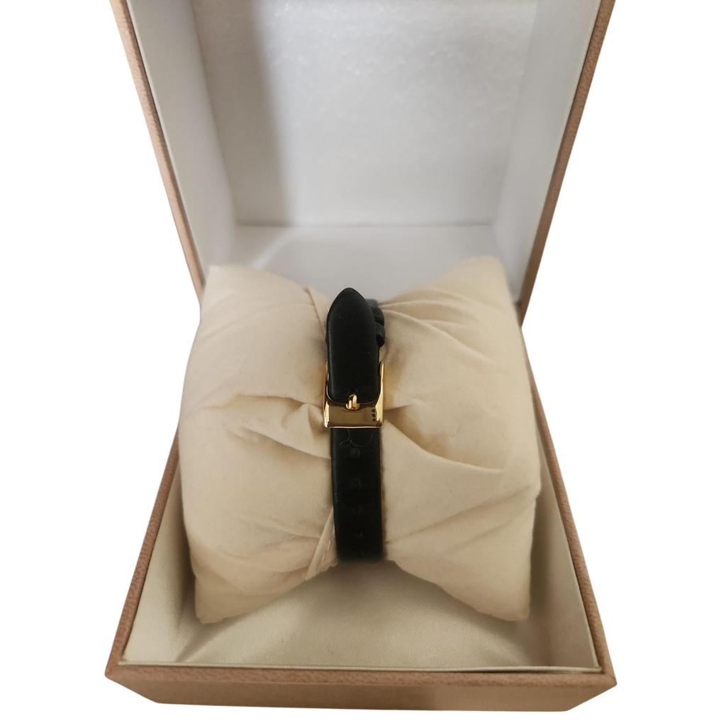 Used [Very Rare] Omega Deville Watch Quartz Gold Dial Stainless Steel Plated Ladies OMEGA