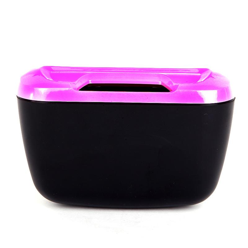 Fashion Car Trash Can Garbage Attractive Trash Bin Dust Case Holder Car Storage