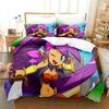 New Shantae Half-Genie Hero Beding Set Single Twin Ful Quen King-Sized Dimensionsd Dimensions Bed Linen Set Adult People Kid Bedrom Duvetcover Sets 3D
