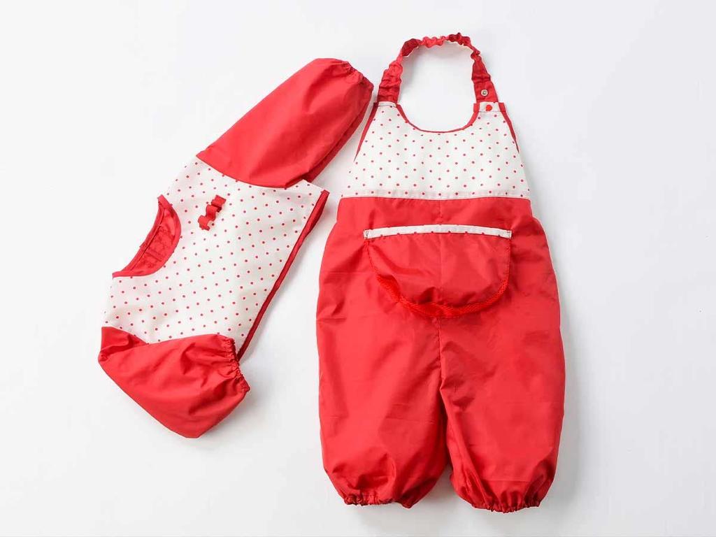 Fairy Forest Collection Polka Dot 2WAY Sandbox Wear Red 90 YG-503