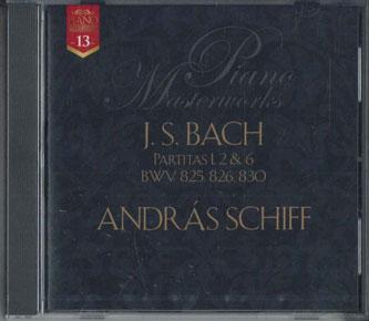 

CD ANDRAS SCHIFF - J.s.bach:partitas Nos.1,2&6 DCU2513 DECCA Japan Classical Used