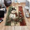 Christmas Rug Xmas Snowman Rug Christmas Area Rug Christmas Carpet Cardinal Rug Snowman Design Rug Snow Snowman Decor Rug