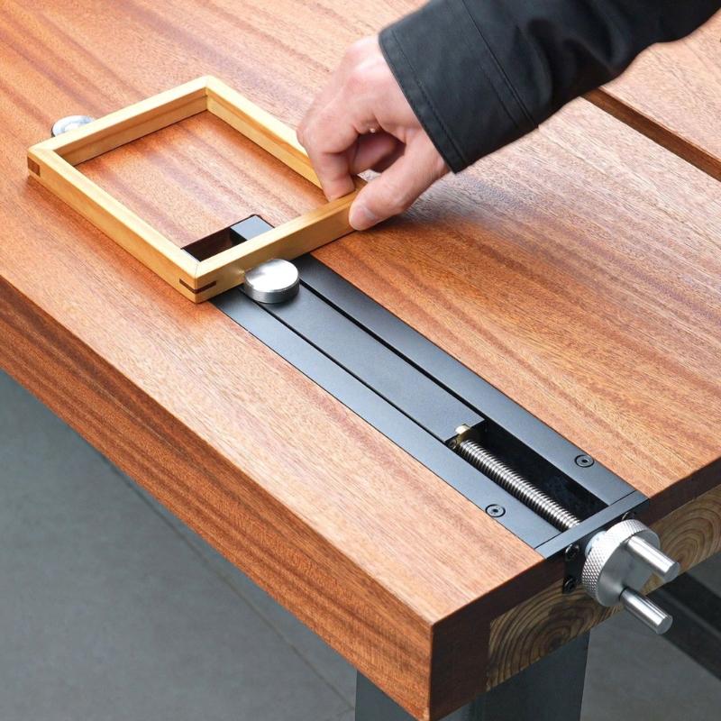 Stable Benches Tail Vise Ensuring Even Pressure for Safe Woodworking Tasks on Standard Workbenches for Stable Working