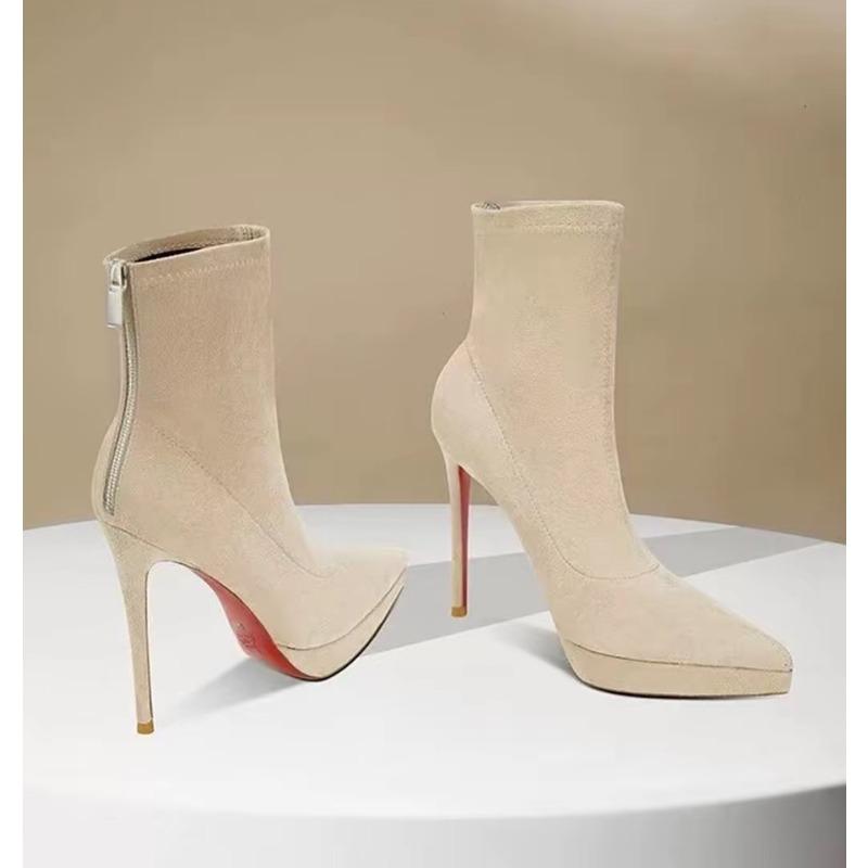 Skinny boots women`s winter new black