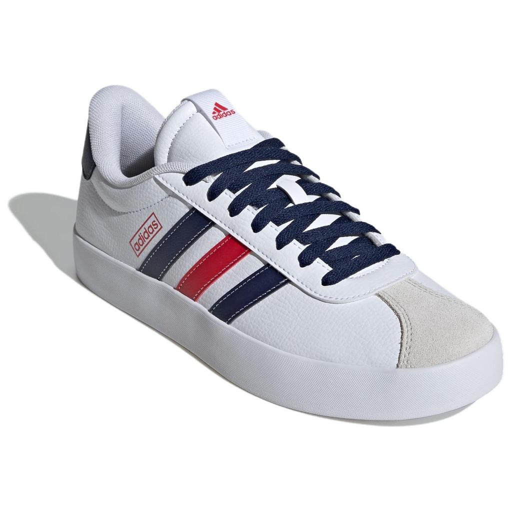 Adidas VL Court 3.0 White Navy Scarlet Men Sneakers Cloud-White Team-Navy-Blue Better-Scarlet IF4465
