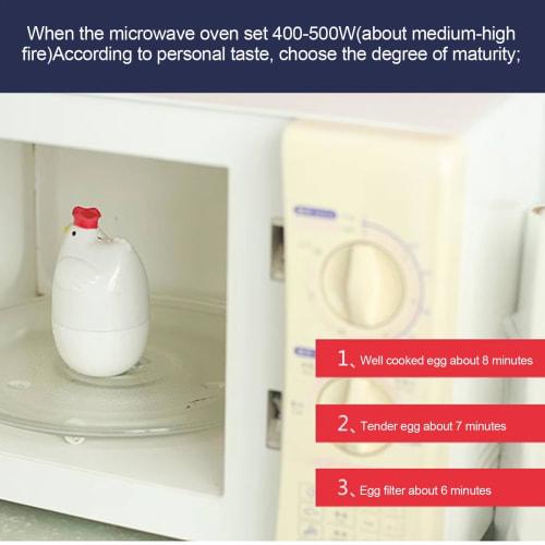Boiled Egg Maker, Microwave, Boiled Egg Maker, Microwave Egg Cooker, Boiled Egg Maker, Cute, Stylish Kitchen Goods, Time-Saving