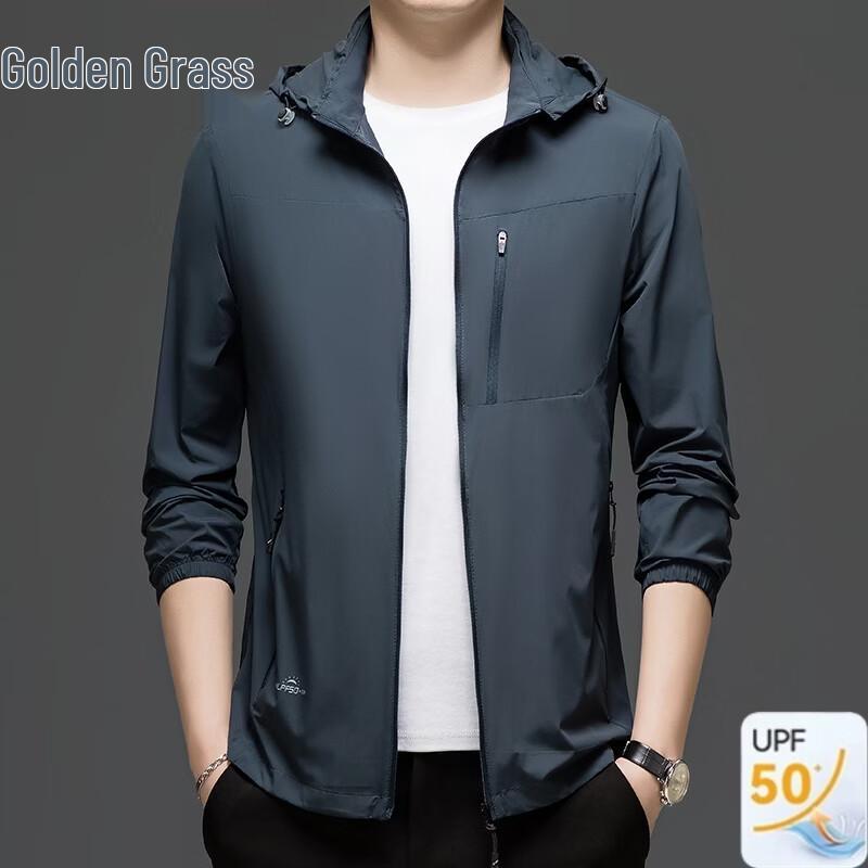 

Men s Lightweight UV Protection Ice Silk Sun Jacket 5XL