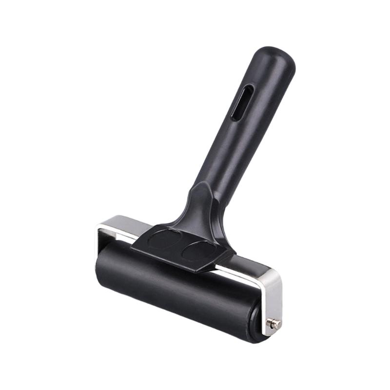Multipurpose Art Roller Steel Frame Rubber Drawing Roller Tool for Artist Beginner Drawing Printing Creative Project