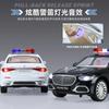 1:24 Mercedes-Benz Maybach S680 Polizeiauto Diecast Metalllegierung Modellauto Sound Licht Pull Back Sammlerspielzeug Geschenke
