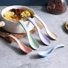 1pcs Stirring Spoon Household Wheat Straw Plastic Color Spoon Household Soup Spoons Cooking Utensils Kitchen Accessories