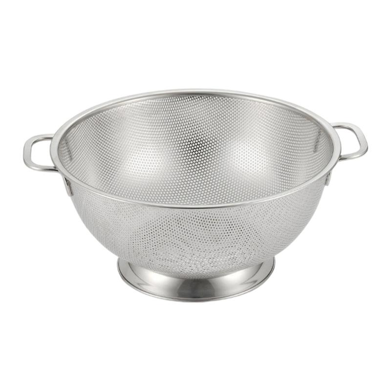 

Durable Nonrust Steel Kitchen Strainer Elevated Base Design for Dry Food Handling Fine Meshes Filter Rusts Proof 28.5cm
