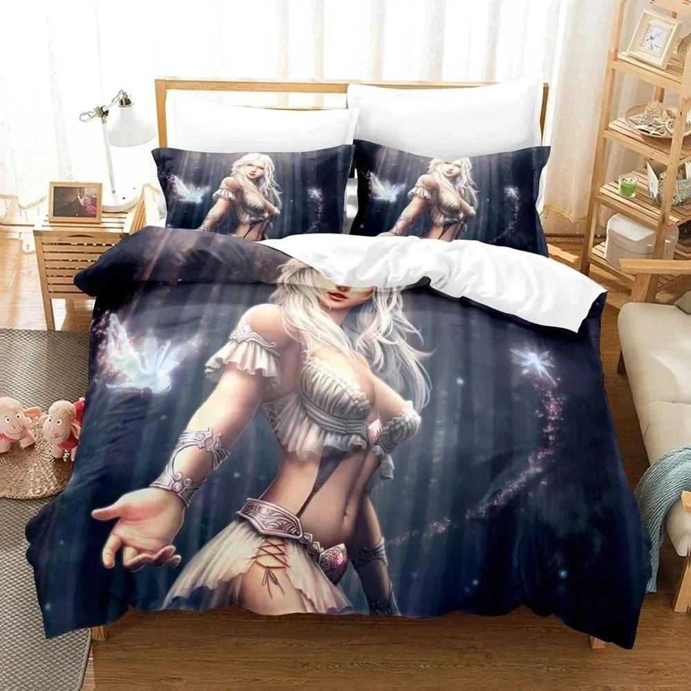 

Comforter 3D Printed Fantasy Witch Dragon Alien World Bedding Set Down With Double Complete Queen King Bedding Comforter (quilt)-EU Single(135*200cm)3pcs