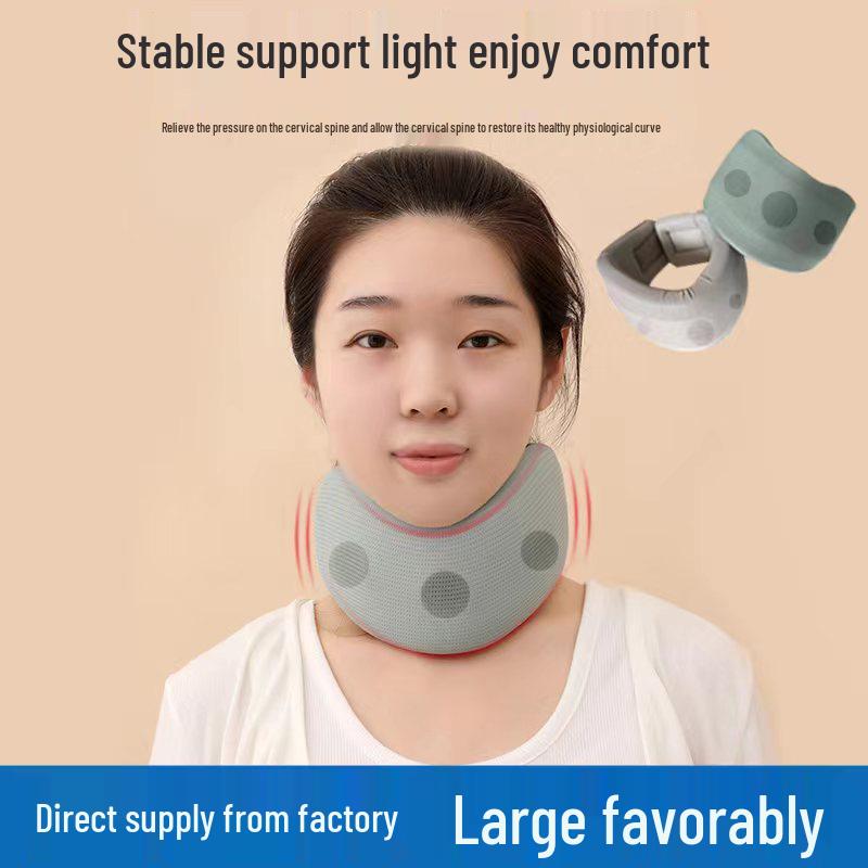 All-Season Ice Silk Neck Support Scarf: Anti-Droop, Thin Style Cervical Spine Corrector