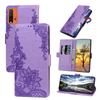 Case For Xiaomi Redmi 9T Luxury Lace Flower Leather Flip Phone Cases For Redmi Note 9 10 Pro 10S 10T 9S 9T 5G 4G Soft Wallet  Cover