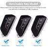 QBUC for Volkswagen Key Fob Cover with Keychain,Car Key Case Fit for VW ID.4 ID.6 MK8 Golf GTI Atlas Cross Sport 2025 Tiguan (Black)