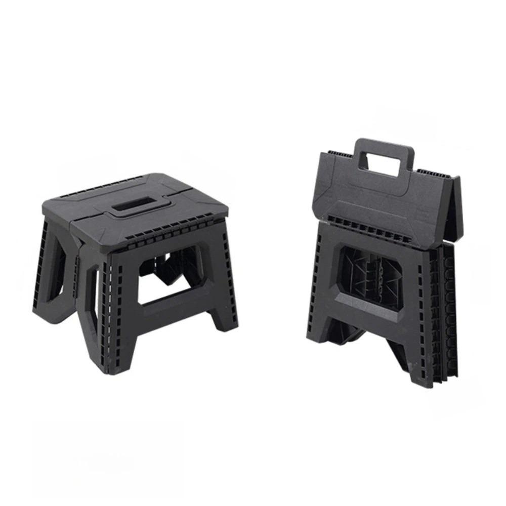 Heavy-Duty Folding Stool Collapsible Camping Stool Lightweight Step Chair  Picnic