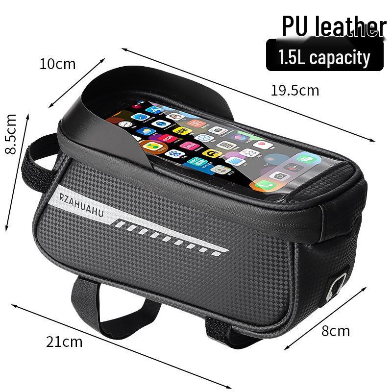Waterproof Bicycle Handlebar & Saddle Bag with Phone Holder