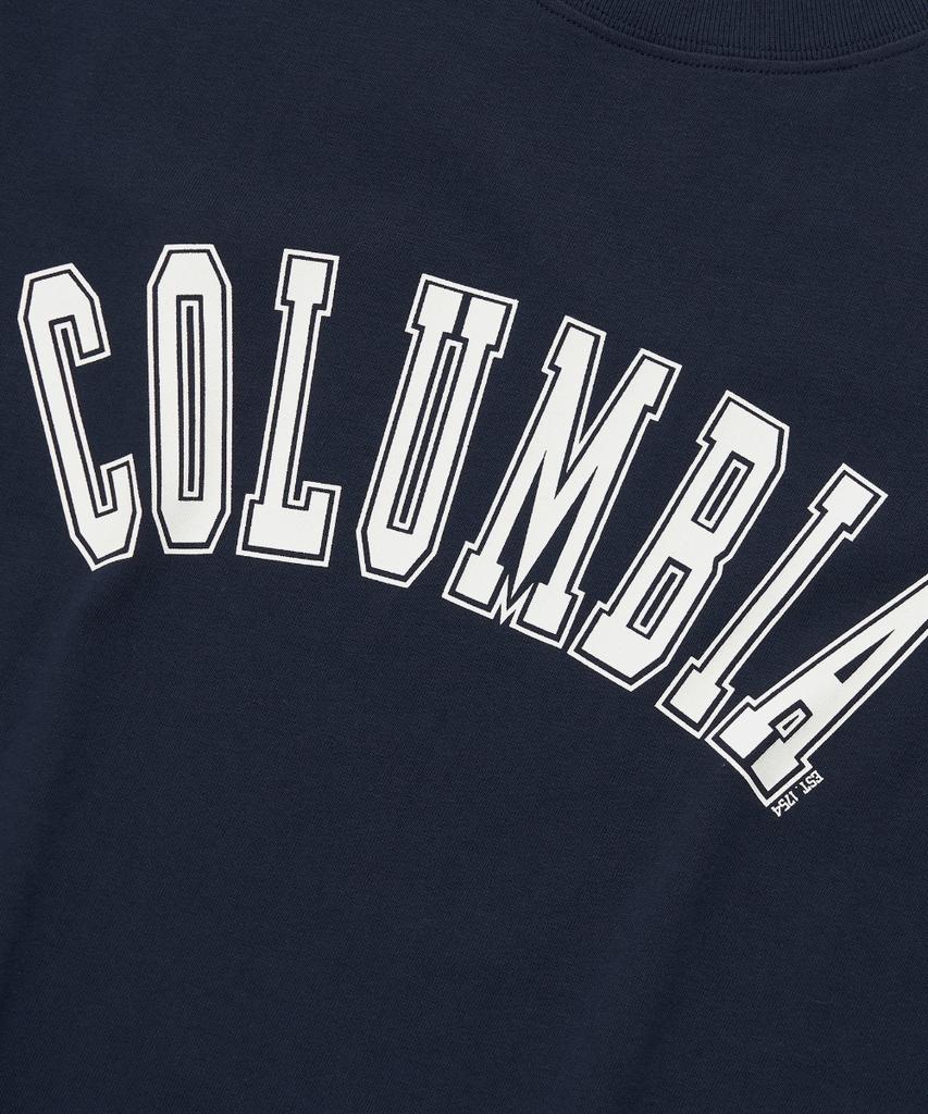 COLUMBIA UNIVERSITY Cu Arch Women Slim-Fit S/S T-Shirts_Navy