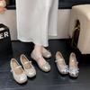 Fashion Ladies Ballet Flats New Style Sandals Women Lolita Casual Outside Atutmn Fashion Slides Butterfly-Knot Female Mary Jane Shoes