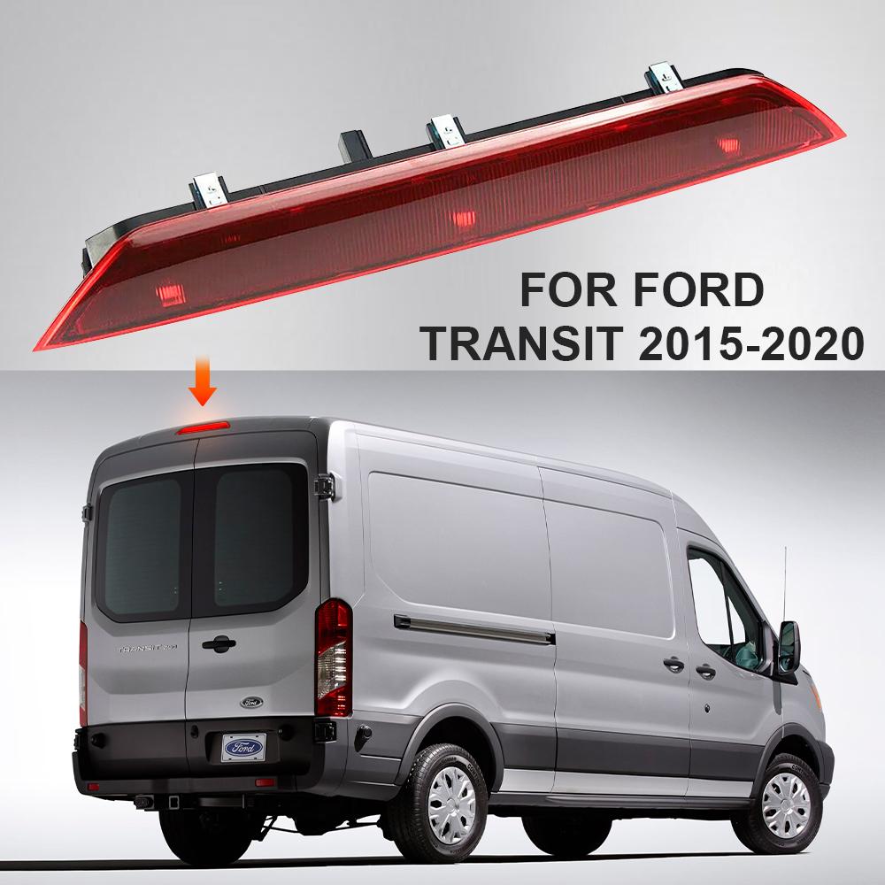 For Ford Transit 150 250 2015 2016 2017 2018 2019 2020 Third Red LED High Brake Stop Light Lamp RED Lens Taillight Accessories