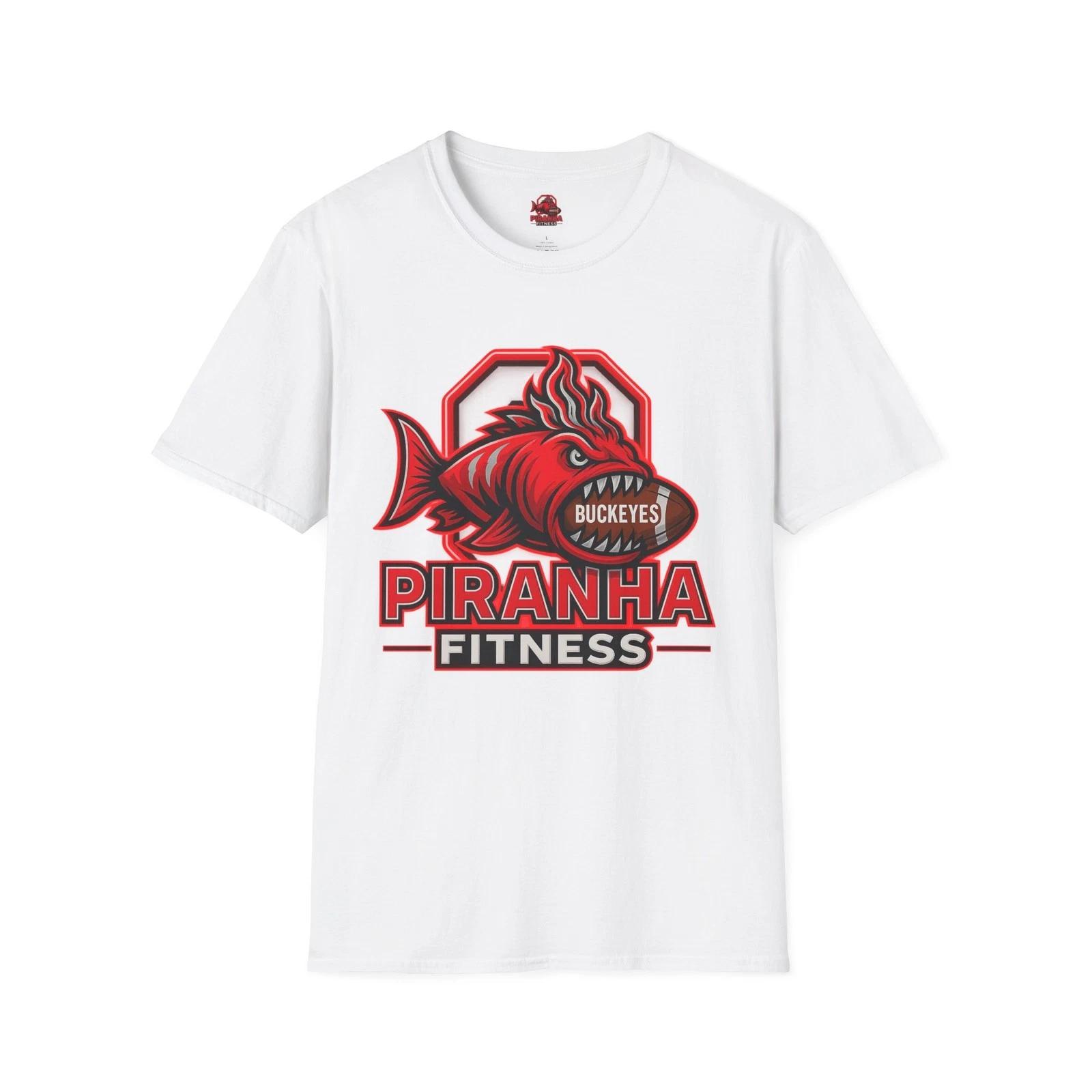 

Piranha Fitness The Ohio State T shirt, College Football Workout Gear, Unisex L
