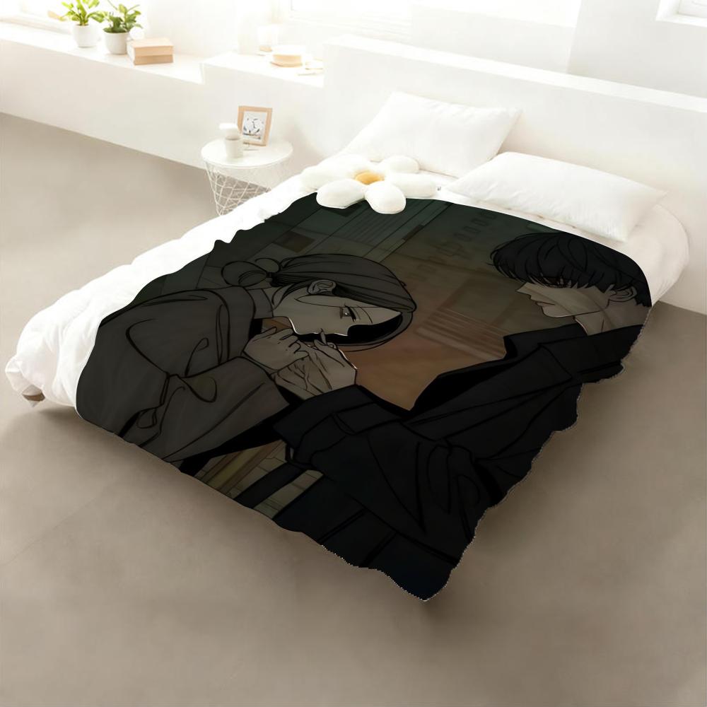 

anime Tears on a withered Throw Flannel Throw Blanket: Soft Kid-Friendly Warm Anti-Static All Season Washable Couch Bed Home 75x90cm