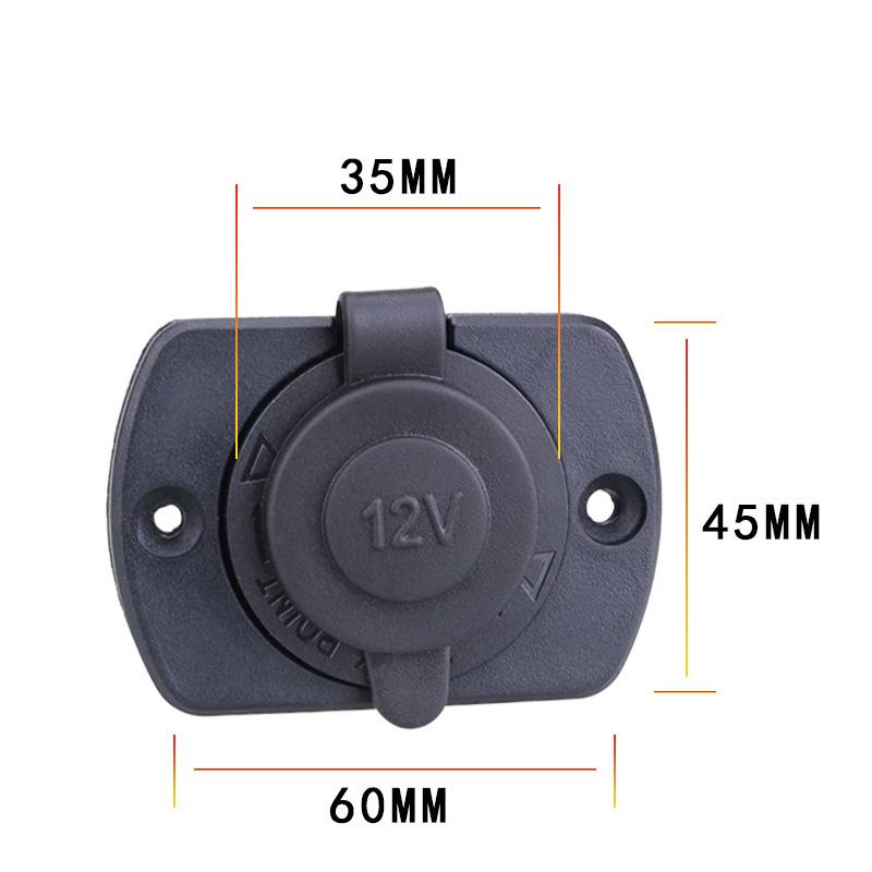 1 2 3 Furos Painel 12V À Prova D'Água Isqueiro Tomada de Energia Substituição Kit DIY para Carro Barco ATV RV Caminhão