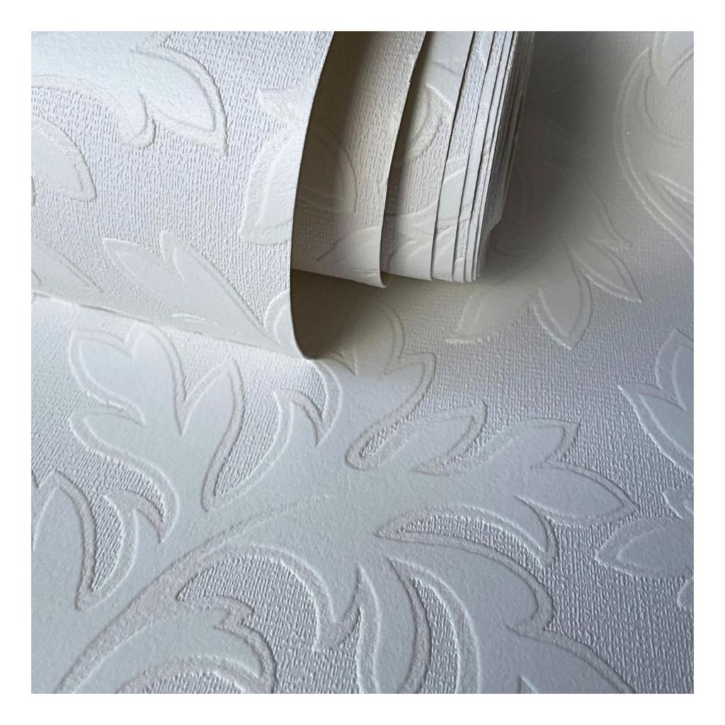 Anaglypta Leaf Vinyl Teksturert Bakgrunn