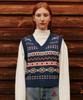 Mainbooth Ethnic Vest(Navy)