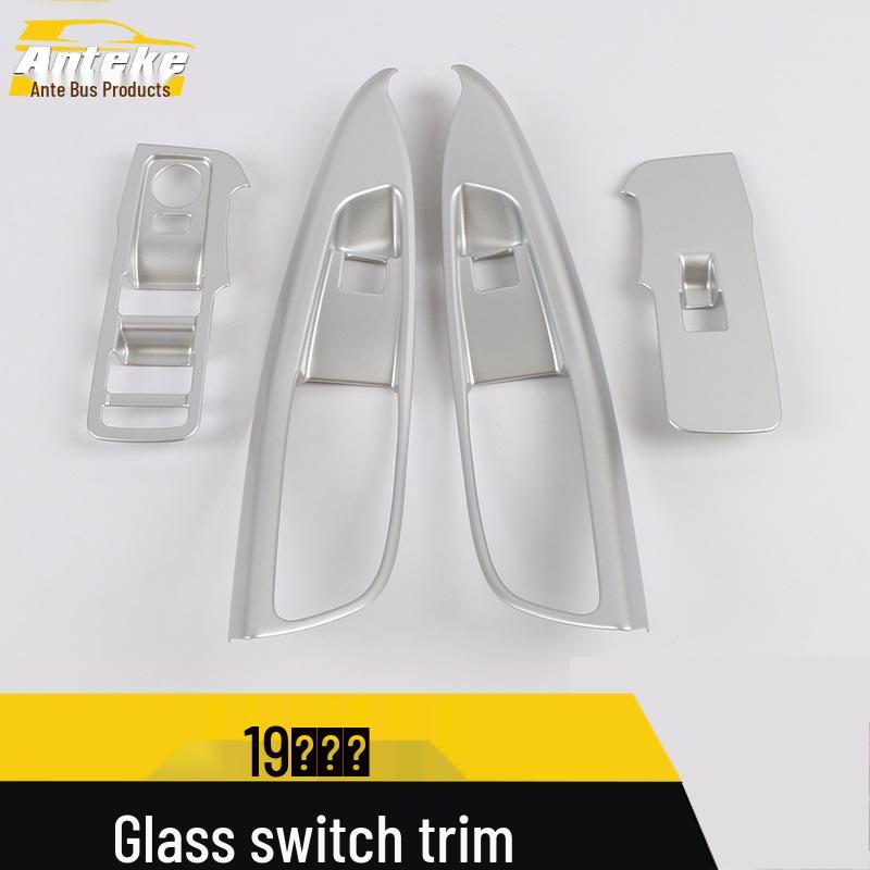 Trax Glass Switch Decorative Panel & Car Window Armrest Trim Sequin Stickers (Fits 19 Models)