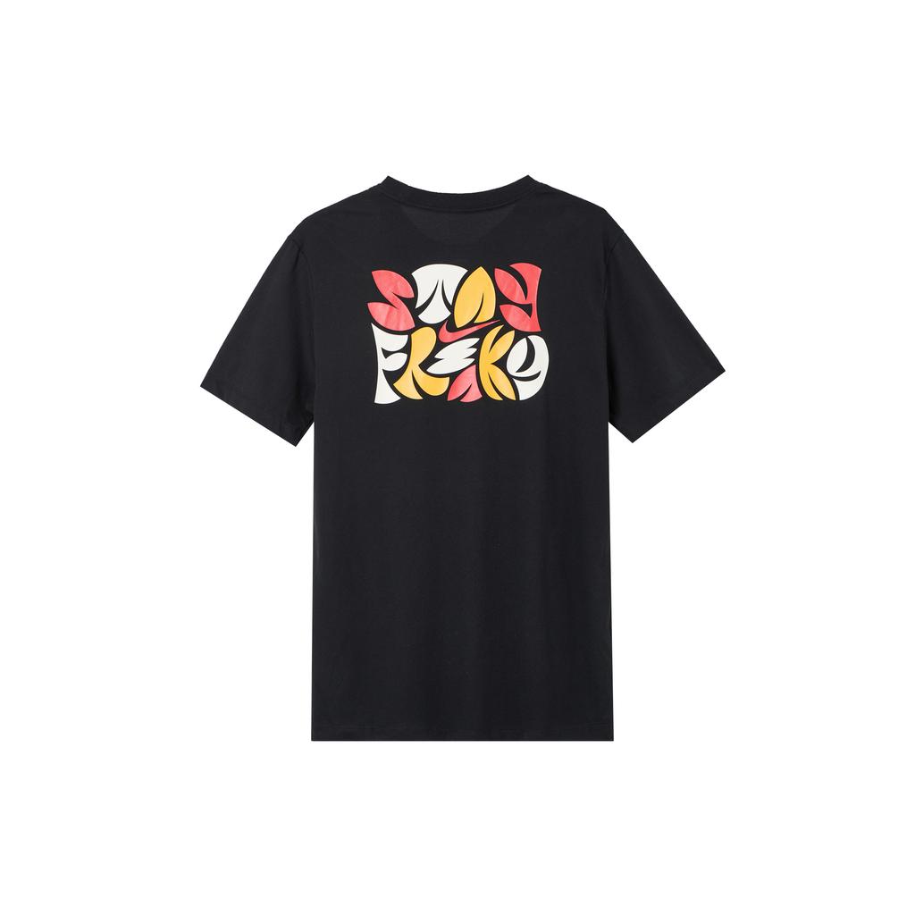 Nike T Shirts Men's Black Crew Neck Moderate Straight Fit FJ2317-010
