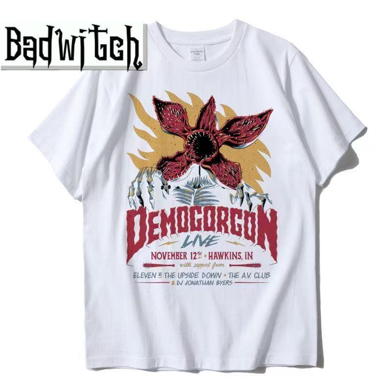 

Мерч сериала «Очень странные дела» Хлопковая футболка 3XL белый