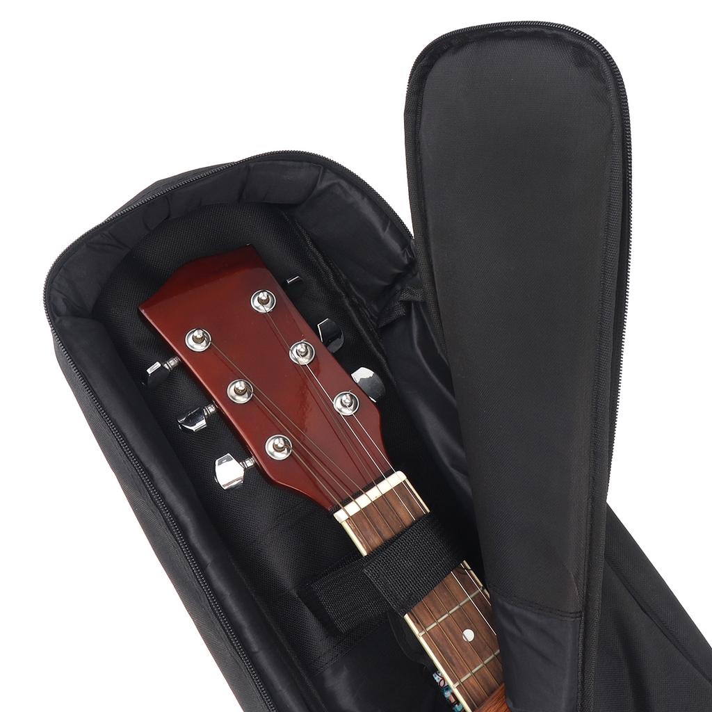 Housse Pour Guitare Acoustique/classique - Tissu Oxford 600D Imperméable, Rembourrage 12mm | Sangles Réglables, Poches De Rangement | Tailles 39" à 41"