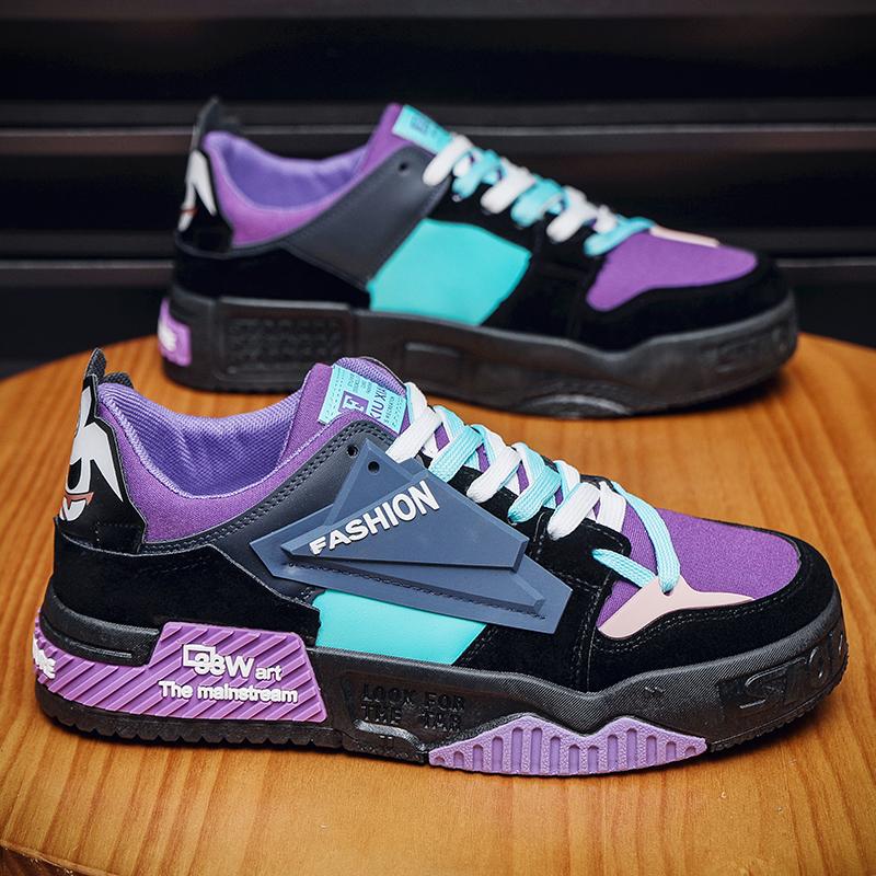 Fashion Men's Casual Shoes Thick Bottom Trendy All-match Wear-resistant Water Proof The New Non-slip Comfortable Spring and Autumn Model