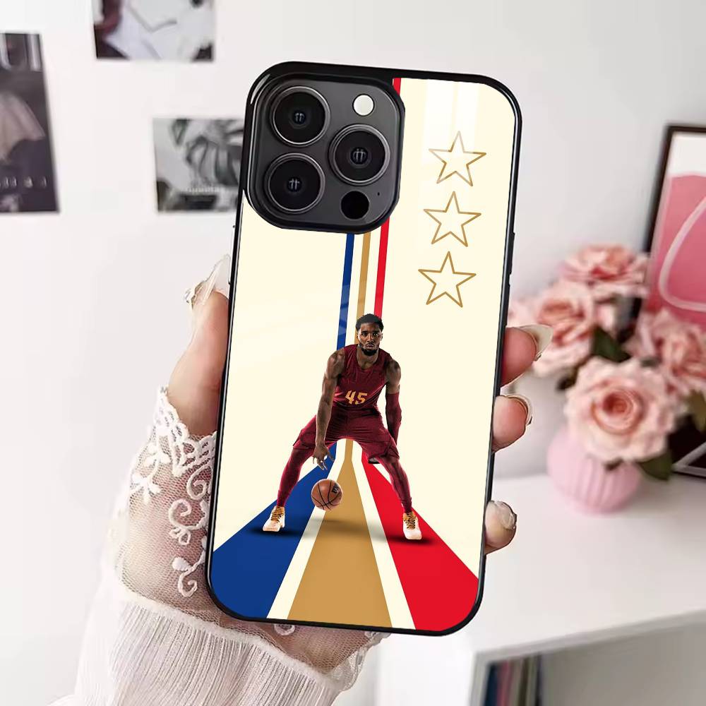

D-Donovan MitchellS 45 Phone Case For iPhone 17 16 15 14 13 12 Pro Max Plus for Magsafe Mirror Wireless Magnetic Cover iPhone15Plus