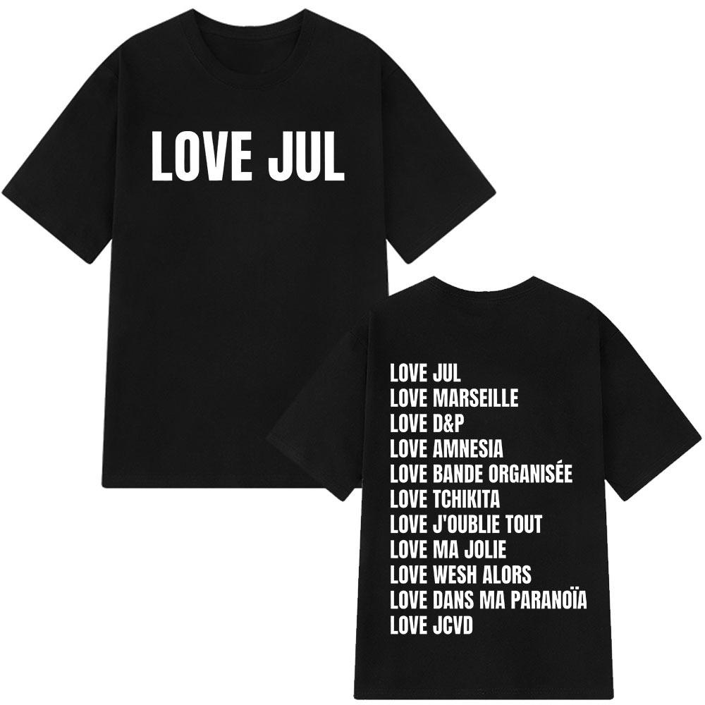 Rapper Jul Graphic Vintage Tshirt Unisex Women Fashion Hiphop T Shirt 2026 Summer New Shortsleeved Cotton Aesthetic Tshirts