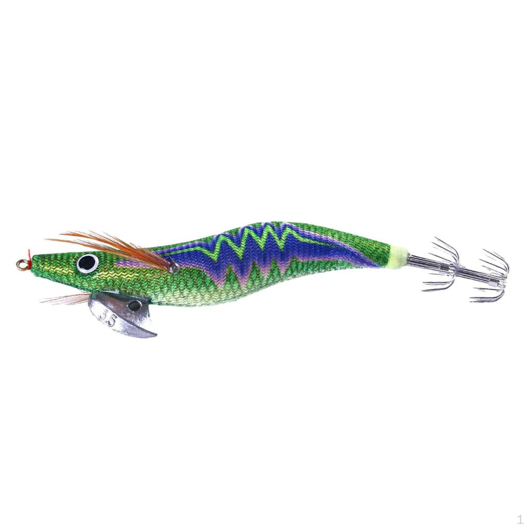 Luminous Squid Jig Hooks Lifelike Lures Fishing Baits