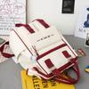 Internet Celebrity Backpack Set Female Students Korean Version of Fashionable Versatile Backpack Middle High School Students  Large Capacity Backpack