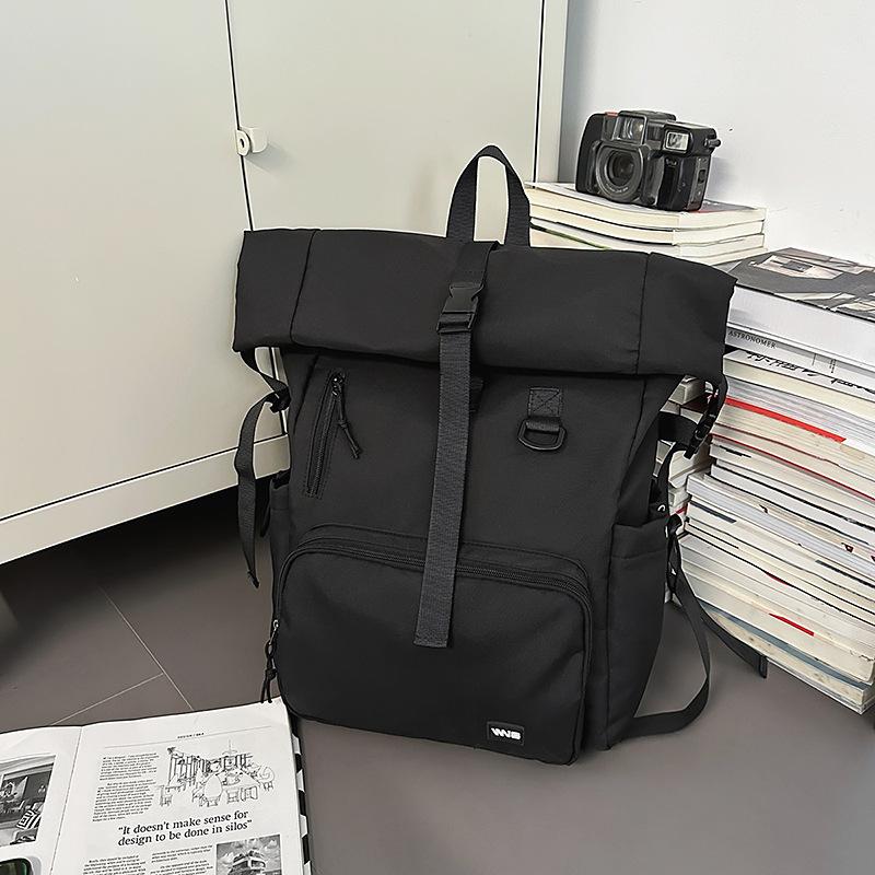 Schoolbag1011 Summer Backpack Men's Backpack Girls School Bag Junior High School College Student Computer Bag Travel Large Capacity